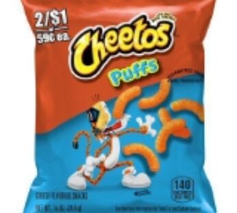 Cheetos® Puffs Cheese Flavored Snacks .875 oz. Bag