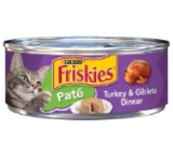 Friskies Turkey & Giblets Pate Wet Cat Food can