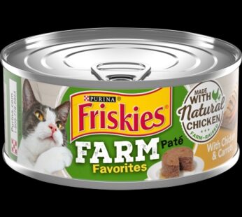 Friskies Chicken & Carrots Pate Wet Cat Food