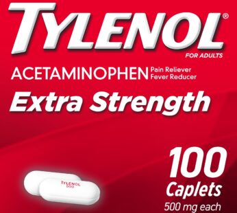 Tylenol Extra Strength Pain Reliever and Fever Reducer Caplets – Acetaminophen