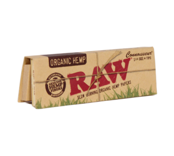 RAW Organic Hemp Connoisseur – 1 1/4 Size + Tips