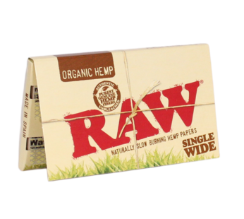 RAW Organic Hemp – Single Wide Papers