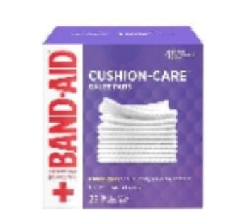 J&J Bandaid First Aid Gauze 2×2 Pads 10 Count