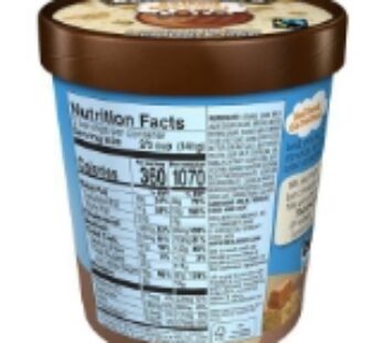 Ben & Jerry’s Salted Caramel Core Ice Cream Pint 16 oz