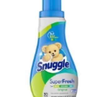 Snuggle Plus Super Fresh Liquid Fabric Softener with Odor Eliminating Technology