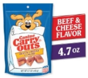 Canine Carry Outs Beef & Cheese Flavor Dog Treats