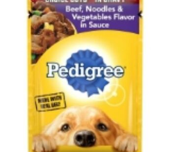 PEDIGREE Choice Cuts in Gravy Beef & Vegetables in Flavor Sauce Adult Dog Food Pouch