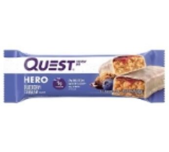 Quest Nutrition Hero Blueberry Cobbler Flavored Protein Bar Blueberry Cobbler