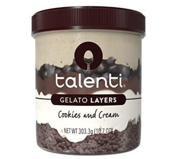 Talenti Gelato Layers for a Delicious Frozen Dessert Cookies and Cream 5 Layers in Every Jar 10.7 oz