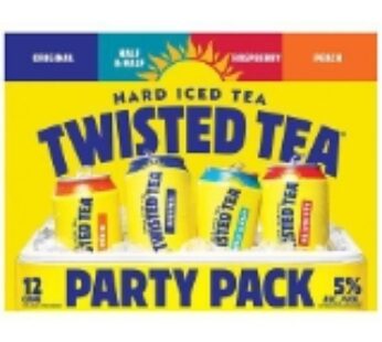 Twisted Tea Variety Hard Can, 5.0 % abv, 12 pack