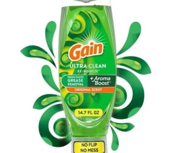 Gain EZ-Squeeze Dishwashing Liquid Dish Soap Scent oz