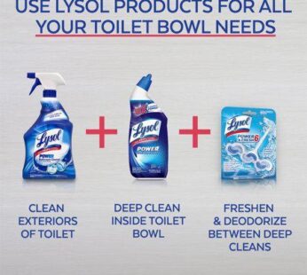 Lysol Power Toilet Bowl Cleaner oz Cleaning Power