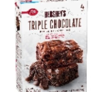 Betty Crocker Hershey’s Triple Chocolate Brownie Mix 4 Pack