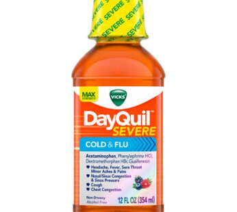 Vicks Dayquil Severe Cold Liquid Medicine the-counter Medicine oz