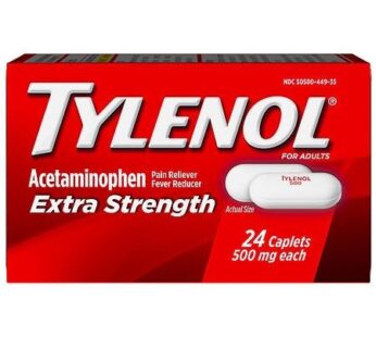 Tylenol Extra Strength, Acetaminophen – 500mg